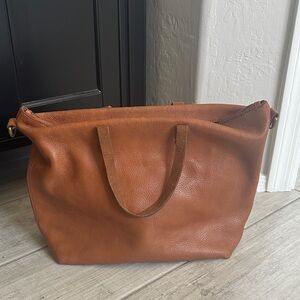 Madewell Leather Tote Bag